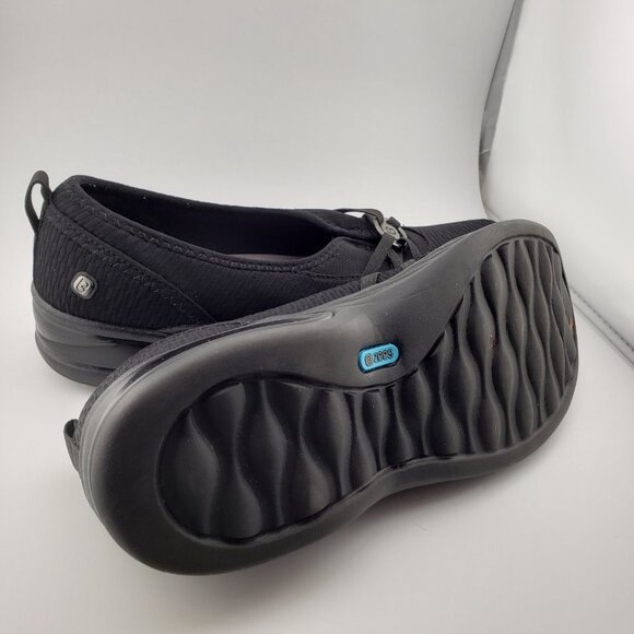 BZEES Rosies Flats 9.5 Women's Shoes Slip On Lightweight Black Arch Support - Picture 7 of 11